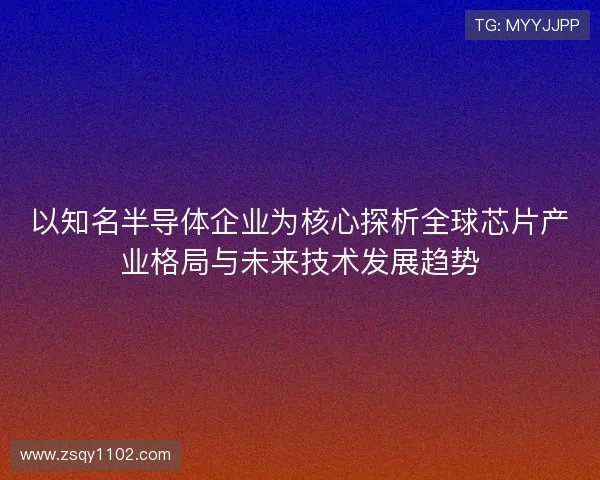 以知名半导体企业为核心探析全球芯片产业格局与未来技术发展趋势